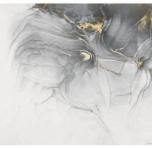 Abstract marmerpatroon in grijs en goud