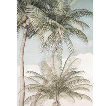 Behang met palmbomenpatroon
