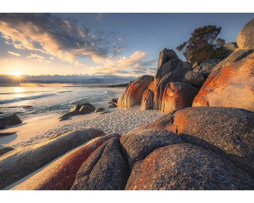 KOMAR Fotobehang vlies SHX8-132 Wanderlust - Stefan Hefele Bay of Fires 400x280 cm