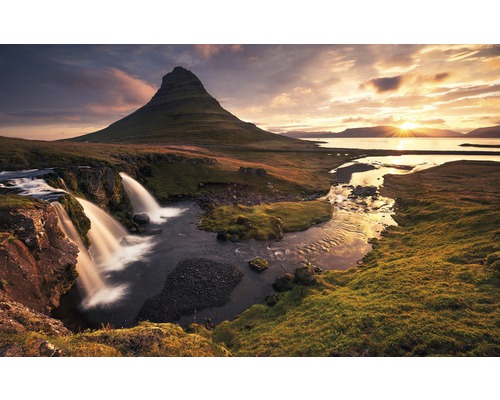 KOMAR Fotobehang vlies SHX8-042 Wanderlust - Stefan Hefele Good Morning Iceland 400x250 cm