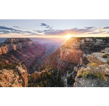 Uitzicht op de Grand Canyon bij zonsopgang