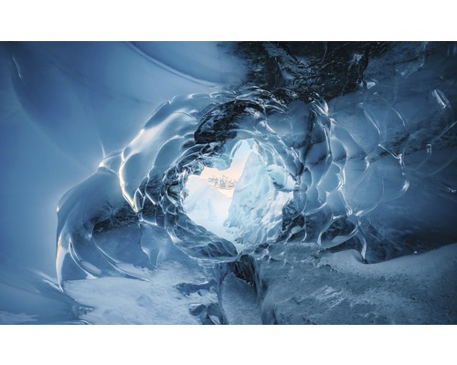 KOMAR Fotobehang vlies SHX9-085 Wanderlust - Stefan Hefele The Eye of Glacier 450x280 cm