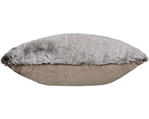 Sierkussen met imitatiebont en fluweel oppervlak