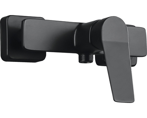 Zwarte ééngreeps mengkraan voor wandmontage