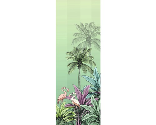 KOMAR Fotobehang vlies DX2-018 Disney Edition 4 Jungle Flamingo 100x280 cm