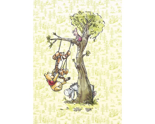 KOMAR Fotobehang vlies DX4-017 Disney Edition 4 Winnie the Pooh in the wood 200x280 cm
