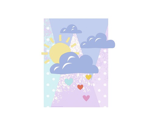 KOMAR Poster Winnie Pooh Clouds 40x50 cm