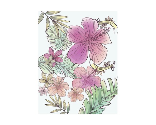 KOMAR Poster Ariel Flowers 40x50 cm