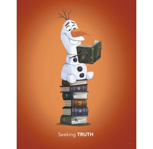 KOMAR Poster Frozen Olaf Reading 40x50 cm