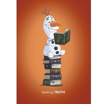 KOMAR Poster Frozen Olaf Reading 50x70 cm