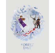 Illustratie met de figuren uit Frozen voor een bos
