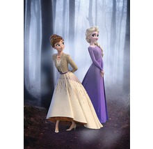 Anna en Elsa uit de film Frozen in een bos