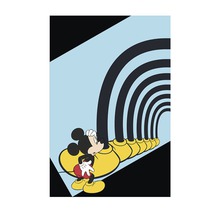 KOMAR Poster Mickey Mouse Foot Tunnel 50x70 cm