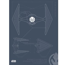 KOMAR Poster Star Wars Blueprint Sith TIE-Fighter 30x40 cm