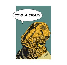 KOMAR Poster Star Wars Classic Comic Quote Ackbar 50x70 cm