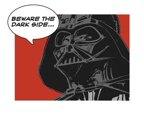 KOMAR Poster Star Wars Classic Comic Quote Vader 50x40 cm-0