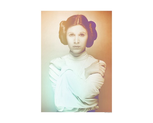 KOMAR Poster Star Wars Classic Icons Color Leia 30x40 cm