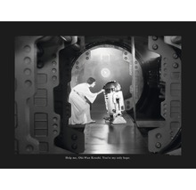 KOMAR Poster Star Wars Classic Leia R2D2 Quote 40x30 cm