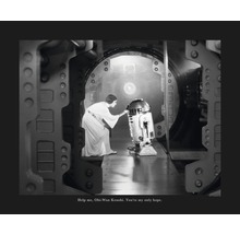 KOMAR Poster Star Wars Classic Leia R2D2 Quote 50x40 cm