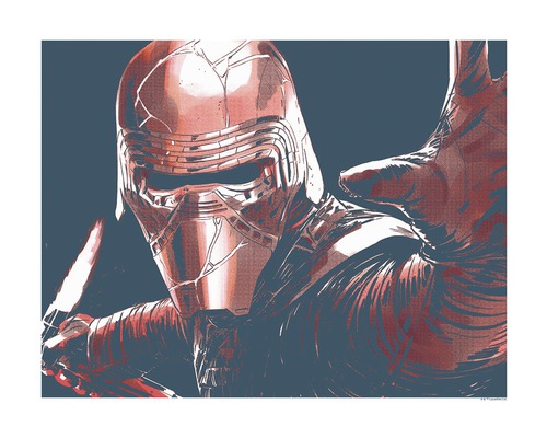 KOMAR Poster Star Wars Faces Kylo 50x40 cm