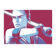 KOMAR Poster Star Wars Faces Rey 40x30 cm
