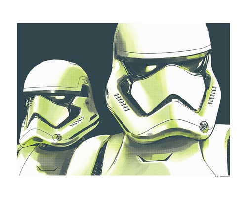KOMAR Poster Star Wars Faces Stormtrooper 40x30 cm