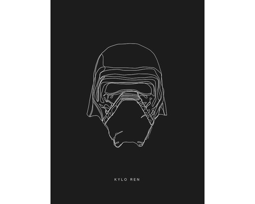 KOMAR Poster Star Wars Lines Dark Side Kylo 30x40 cm