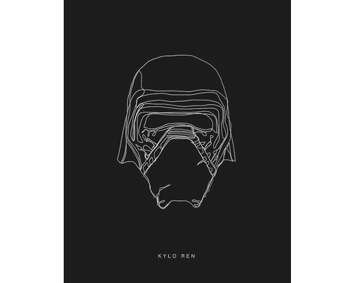 KOMAR Poster Star Wars Lines Dark Side Kylo 40x50 cm