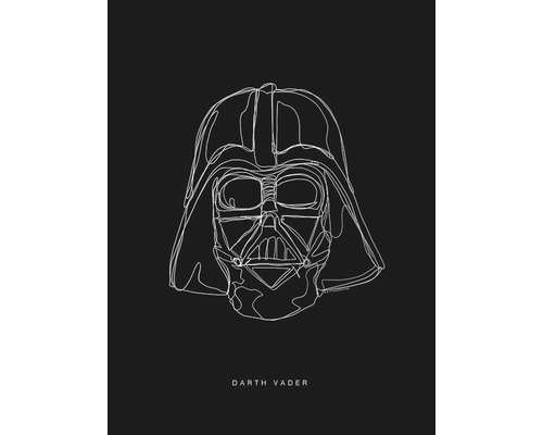 KOMAR Poster Star Wars Lines Dark Side Vader 30x40 cm