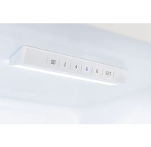 Temperatuurregelaar in de koelkast met de opties Snelkoelen en Temperatuurinstelling