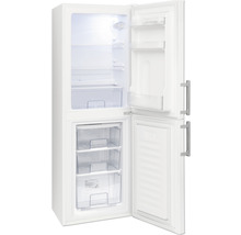 Geopende koelkast met vriesvak en diverse opbergvakken