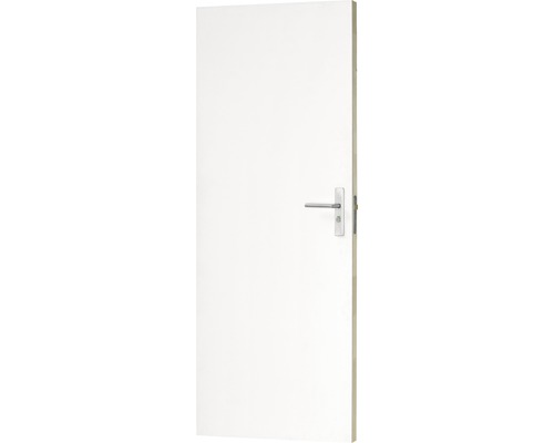 Binnendeur 30 minuten brandwerend opdek afgelakt RAL9010 links 83x201,5 cm