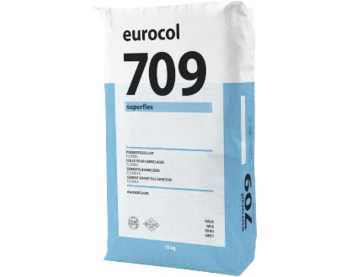 FORBO EUROCOL Superflex speciaal tegellijm 709, 5 kg Eurocol 709 Superflex tegellijm, zak van 25 kg