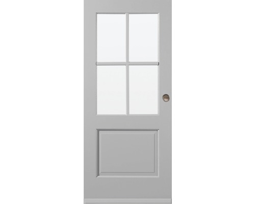 ARON Voordeur gegrond AVD-HV1 83 x 201,5 cm, excl. glas & accessoires Binnendeur met glazen inzet en deurklink
