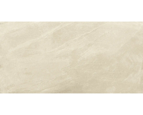 Wand- en Vloertegel Feinstein ivoor 59,5x119,5 cm gerectificeerd Beige vloertegel met steenlook