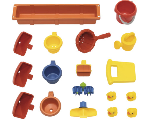 Diverse plastic badspeeltjes