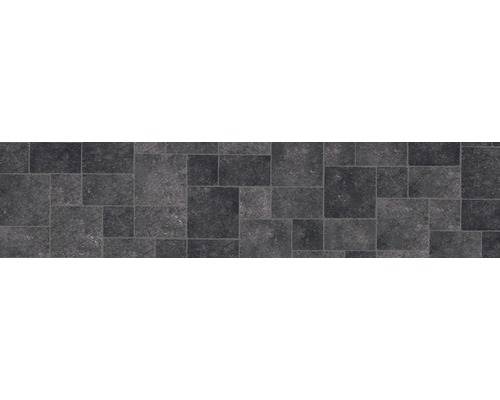 Wand- en vloertegel Belgium stone noir 30x30 cm