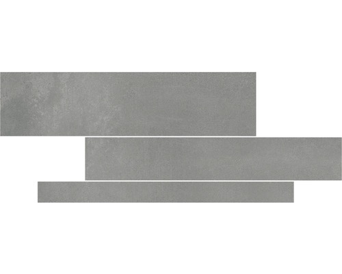 Wand- en Vloertegel Abstrakto graphite matenmix gerectificeerd