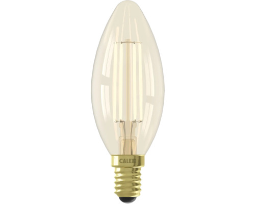 CALEX Smart LED filament lamp B35 E14/4,9W CCT goud