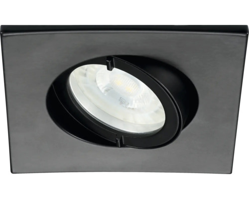 Vierkante inbouwspot met draaibare LED-lamp