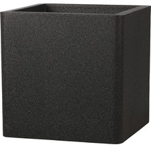 IQ THE GREEN PROTECTOR Bloempot Kubus zwart 25 x 25 x 25 cm