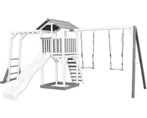 AXI Speeltoren Beach Tower met klimrek, schommel en glijbaan 519x349x241,9 cm Speeltuin met schommels, glijbaan en klimrek voor kinderen