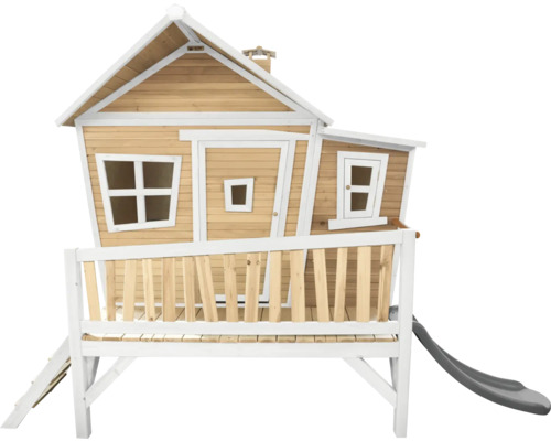 Speelhuis met glijbaan en ladder