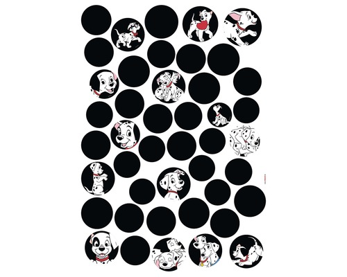 KOMAR Muursticker Dot 14057H Disney Edition 4 101 Dalmatiërs 50x70 cm