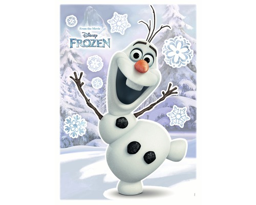 KOMAR Muursticker 14047H Disney Edition 4 Frozen Olaf 50x70 cm