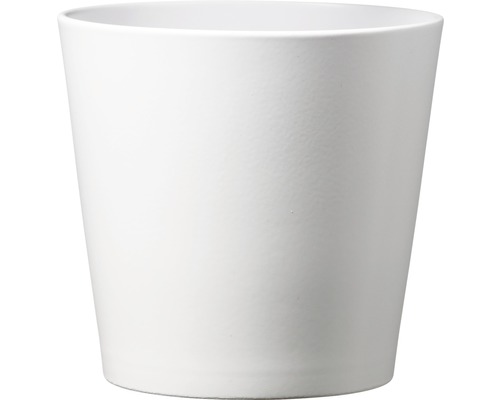 Witte plantenpot