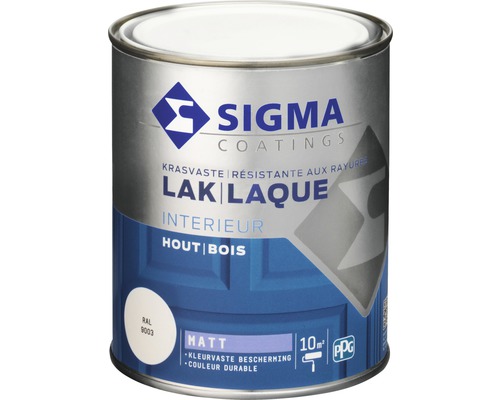 SIGMA Interieur lak mat RAL 9003 750 ml