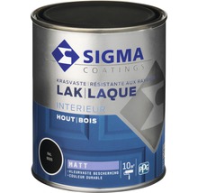 SIGMA Interieur lak mat zwart 750 ml-thumb-0