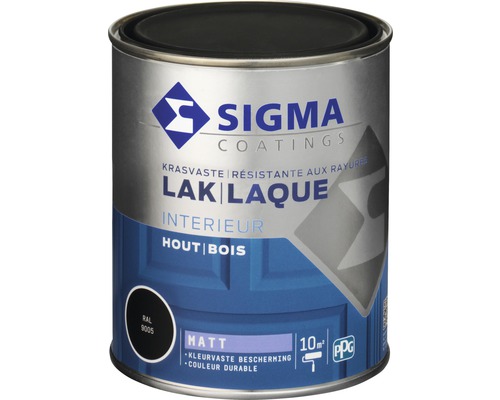 SIGMA Interieur lak mat zwart 750 ml-0