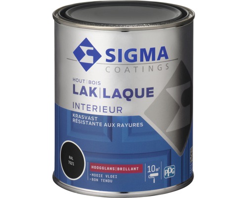 SIGMA Interieur lak zwartgrijs 750 ml